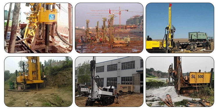 150m Electric Small Water Well Drilling Rig Machine