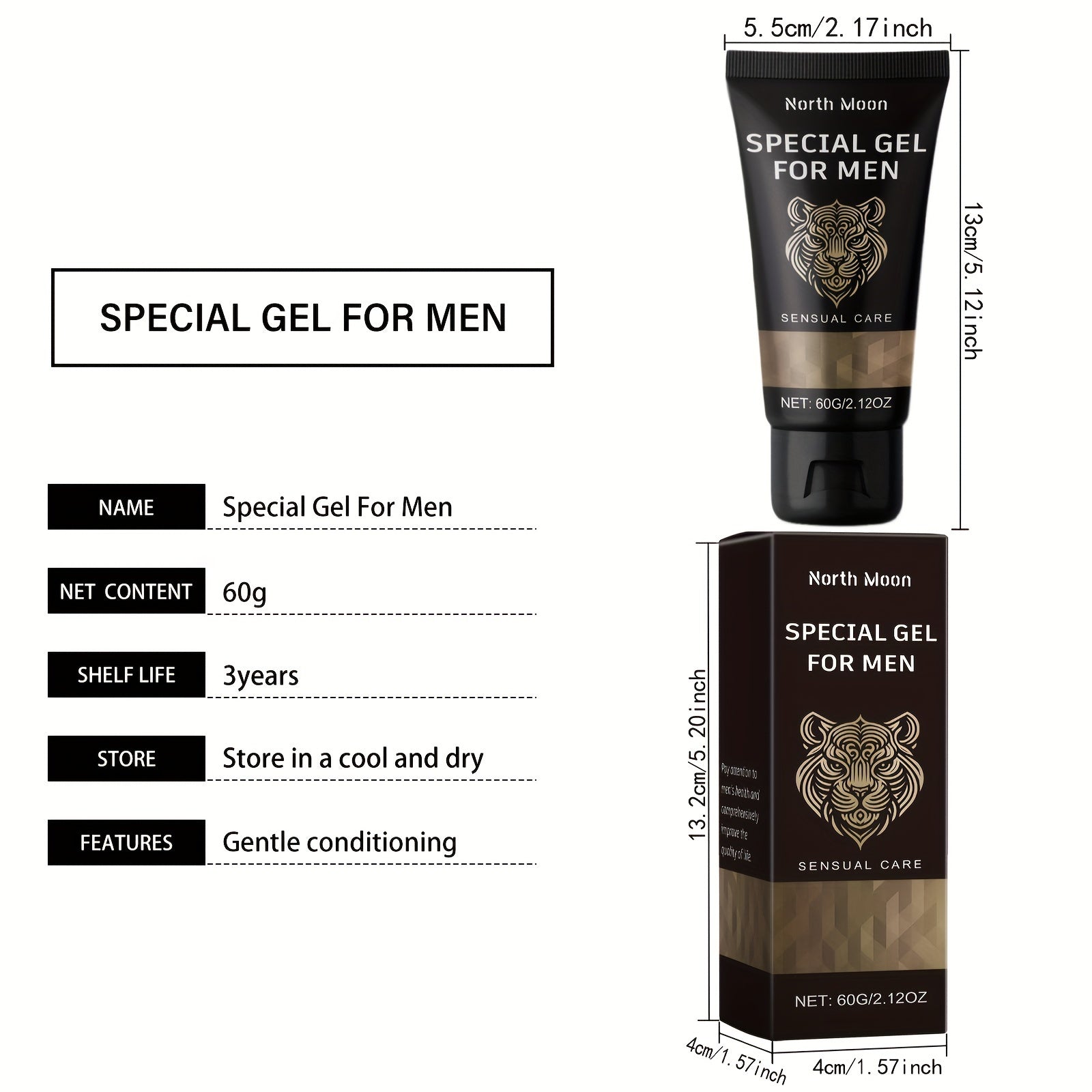 (Quick Delivery) 2pcs Male Private Massage Gel, Deep Moisturizing Private Parts, + Endurance Strength Herbal Body Massage Gel