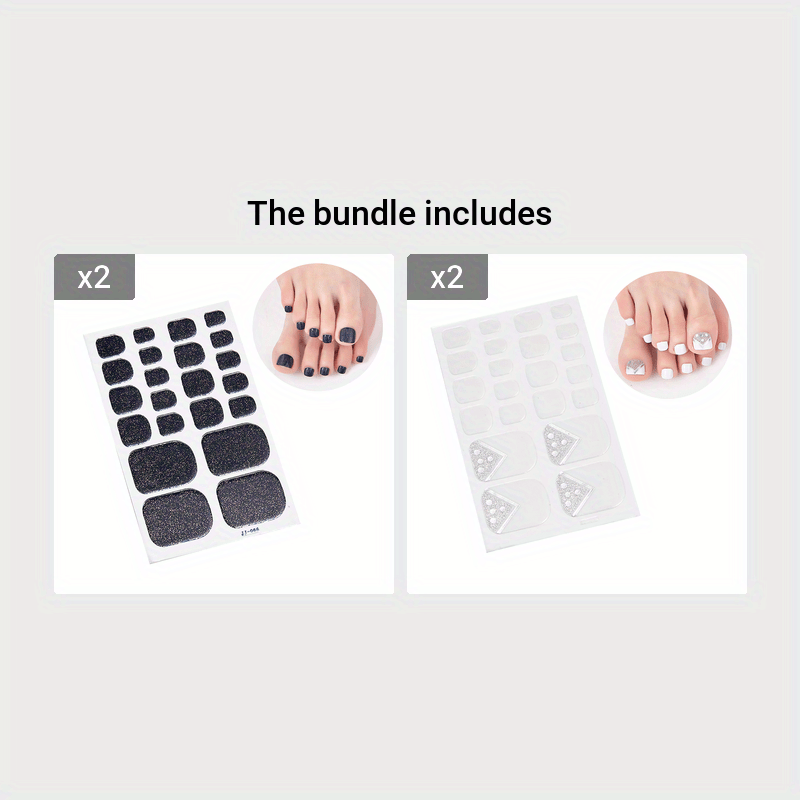 1 Pcs Glittery Glossy Toe Nail Stickers - Self-Adhesive, Hypoallergenic, Reusable, Irregular Shape Stripes Nail Wraps for DIY Nail Art Decoration - Space Theme, Easy to Apply, Long-Lasting, and Single-Use Plastic Nail Tip Dec