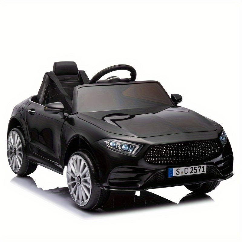 12V Kids Ride On Car w/ Parents Remote Control Licensed CLS 350 for Kids, Four Wheel Suspension Power Display Music Volume Control LED Lights MP3 USB/SD for Kids 37-95 months