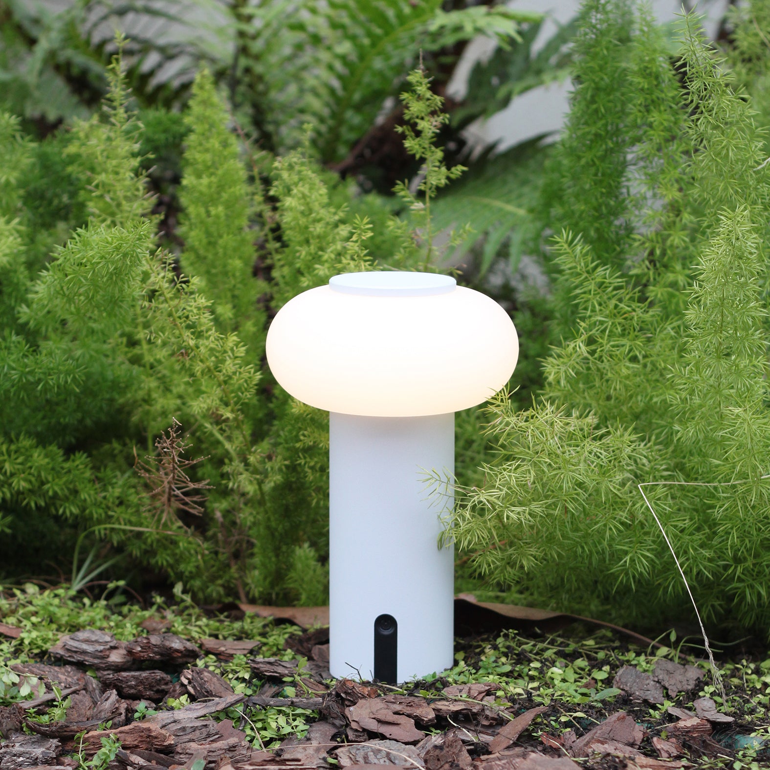 1 Piece Creative LED Mushroom Lamp, Wireless Table Lamp, USB Rechargeable Battery (Charge your cell phone in case of emergency), Touch Control Dimming Night Light, Multi-functional Lighting, Suitable for Restaurant, Party, Ou