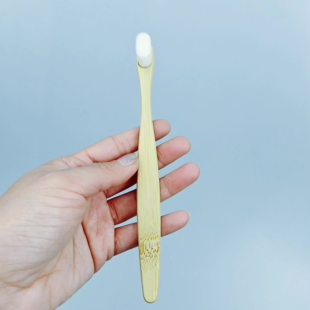 10 Pcs Bamboo Toothbrush Sets Natural Wooden Soft Fur Tooth Brush Eco-friendly Black White Toothbrushes Teeth Cleaning Tools