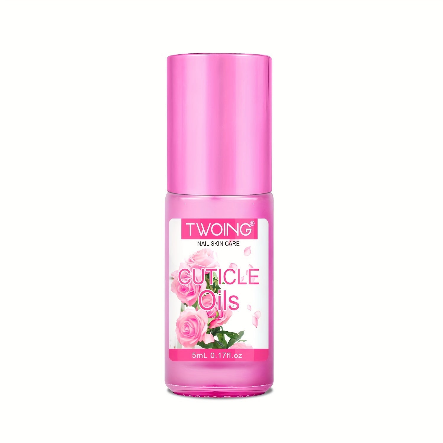 0.17oz Cuticle Oil Nail Natural Rose Nutrition Oil Plant Essential Oil Jojoba Oil for Cuticles Dead Skin And Damaged Nail for Women Daily Nail Care