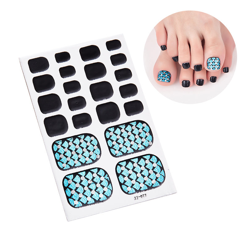 1 Pcs Glittery Glossy Toe Nail Stickers - Self-Adhesive, Hypoallergenic, Reusable, Irregular Shape Stripes Nail Wraps for DIY Nail Art Decoration - Space Theme, Easy to Apply, Long-Lasting, and Single-Use Plastic Nail Tip Dec