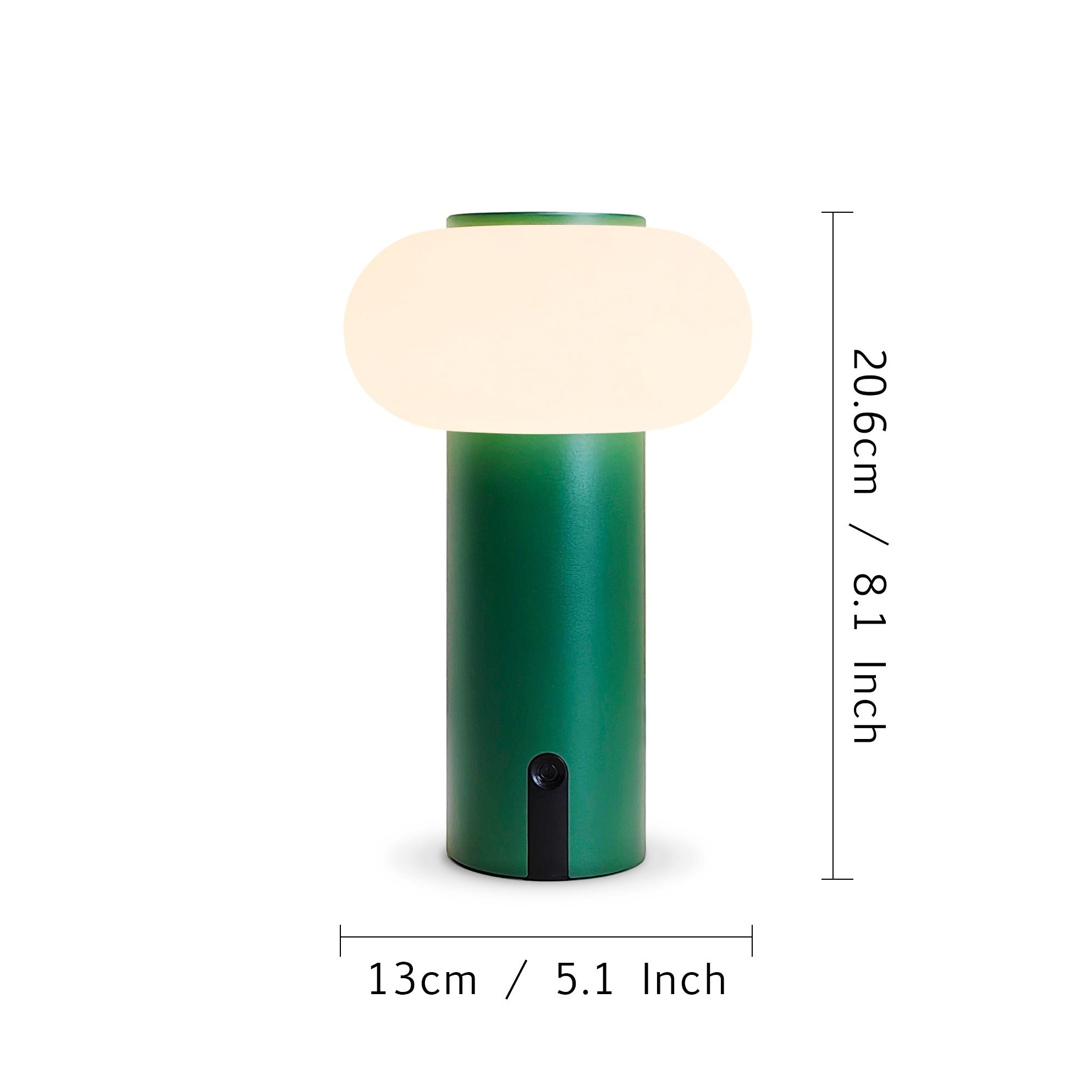 1 Piece Creative LED Mushroom Lamp, Wireless Table Lamp, USB Rechargeable Battery (Charge your cell phone in case of emergency), Touch Control Dimming Night Light, Multi-functional Lighting, Suitable for Restaurant, Party, Ou