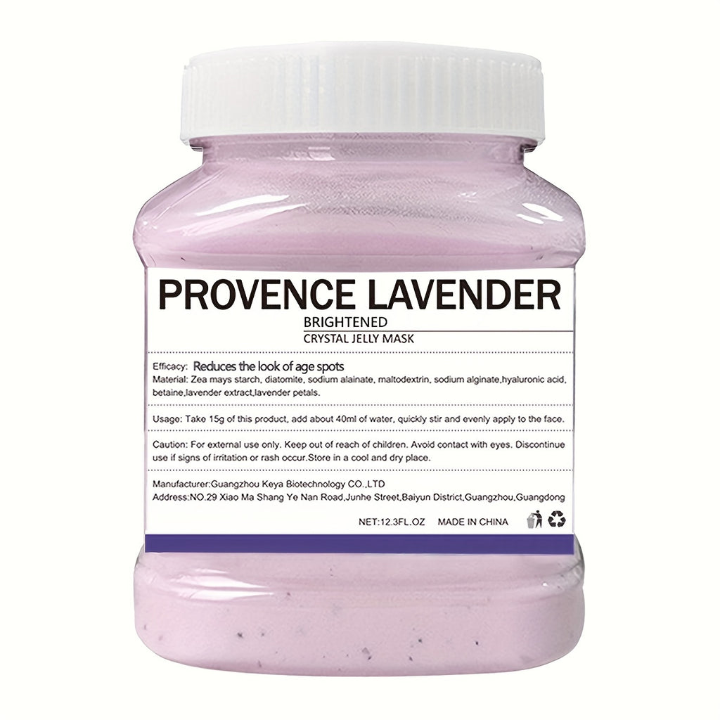 12.3 Fl.Oz Lavender Dream Hydro Jelly Mask - Moisturizing, Hydrating, and Nourishing Facial Skin Care - Natural Gel Peel Off Mask with Soothing and Calming Properties