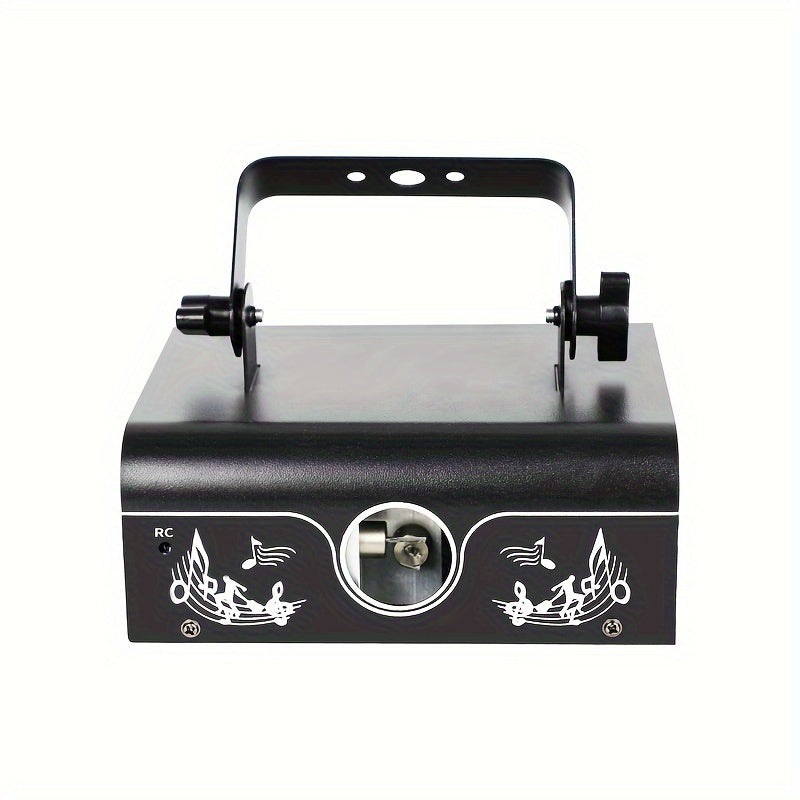 1pc 500mW Animation beam projector lights with remote control, DMX-512 Professional Stage Lighting Equipment DJ sound activity party lights RGB disco lamp ceiling table lamp for Karaoke nightclub Wedding bar Christmas Hallowe