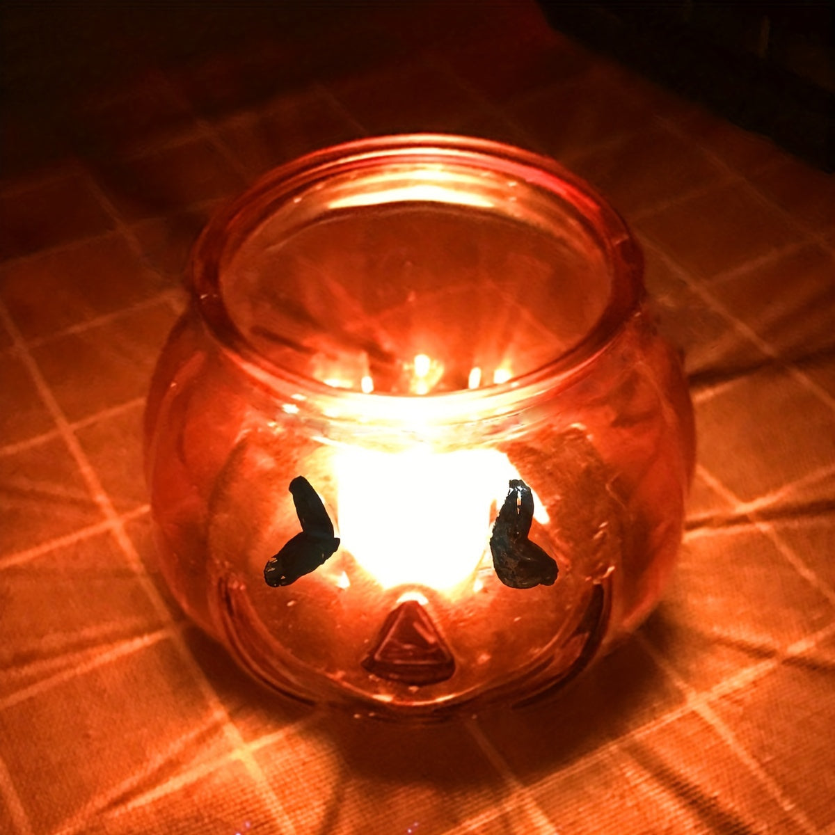 "Harvest Moon" Halloween Party Essentials: 6.42oz Pumpkin-Themed Glassware Set - Includes Dessert, Beverage, Cocktail Cups & Hydroponic Planter - Perfect For Home Decor & Gatherings