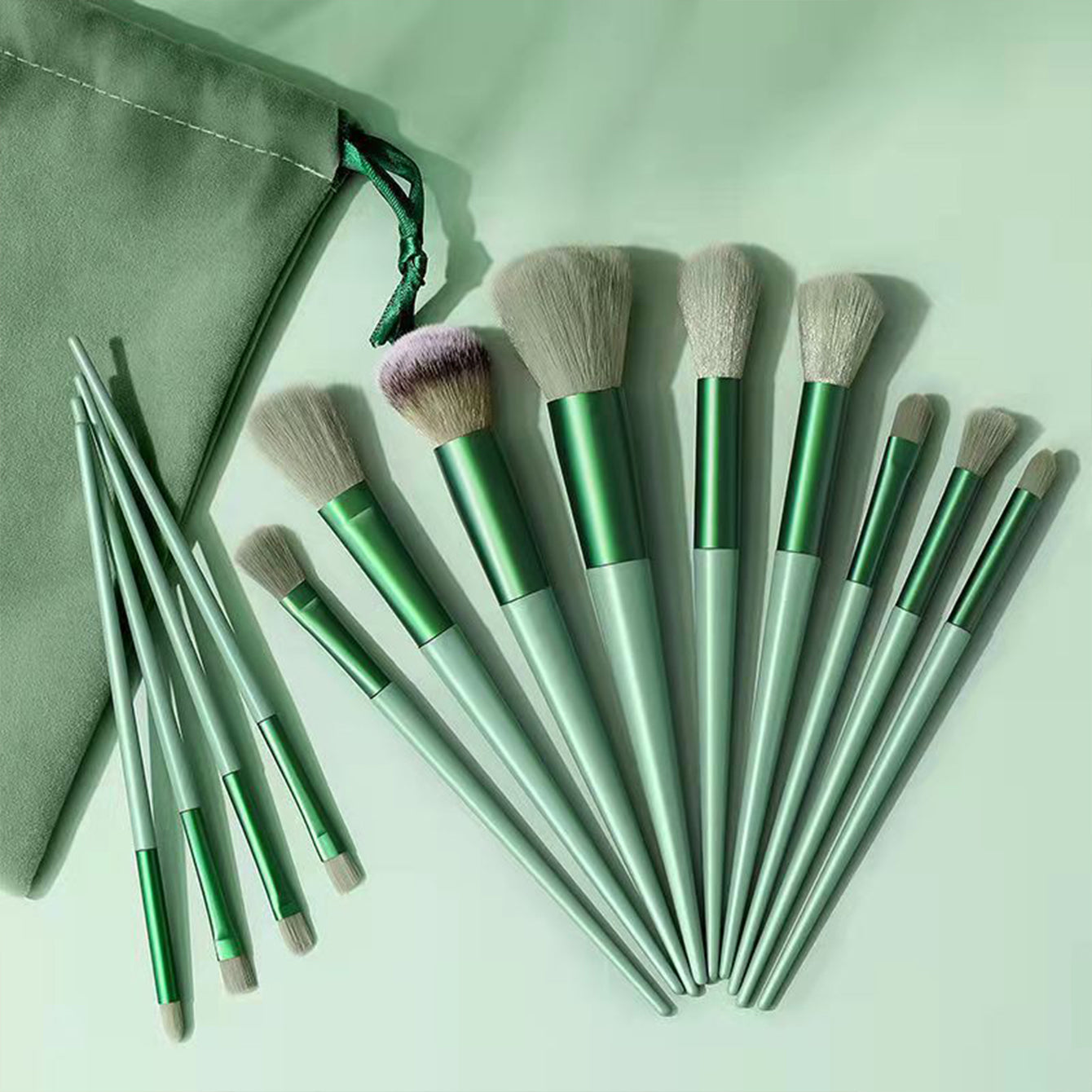 13Pcs Soft Fluffy Makeup Brushes Set For Cosmetics Foundation Blush Powder Eyeshadow Concealer Kabuki Blending Makeup Brush Beauty Tool