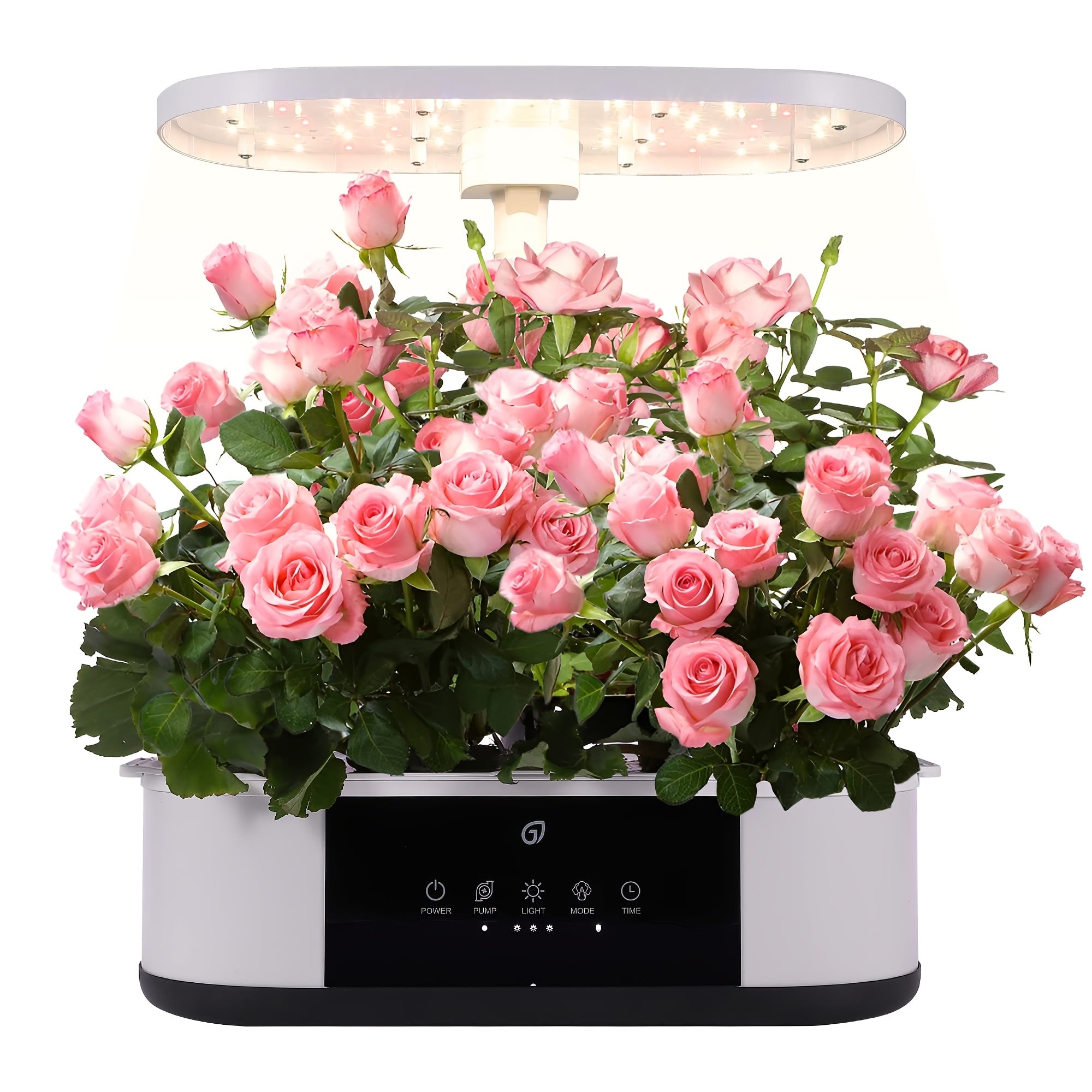 12-Pod Hydroponic Growing System Kit - 16" Indoor Garden with Full Spectrum LED Lights (120pcs, 5 Colors), Automatic Timer for Home & Kitchen Gardening, 24W, Indoor Garden, MERXENG