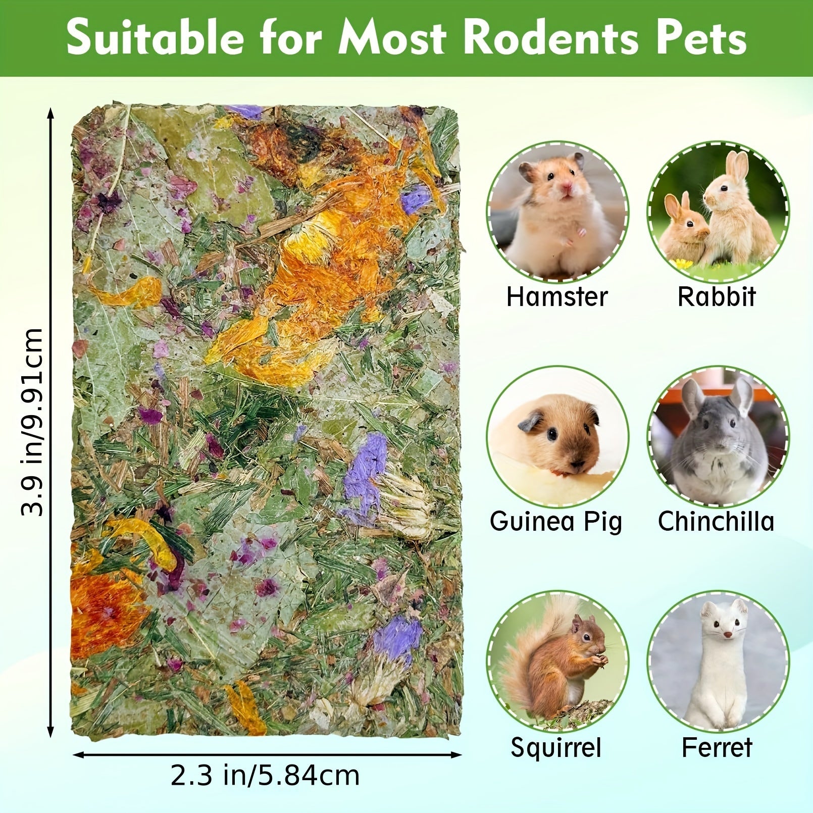 12 PCS Rabbit Timothy Hay Chips Toys, Natural Bunny Molar Treats With Herbal Flowers Rabbit Chew Toys For Teeth Small Animal Snacks For Rats Chinchillas Hamsters