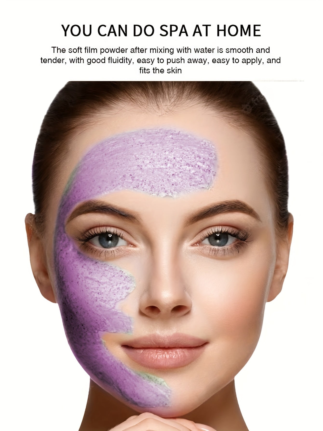 12.3fl. Oz Lavender Jelly Mask Powder - Natural Hydro Gel Facial Treatment, Moisturizing & Hydrating, Paraben-Free for All Skin Types, Unisex Adult Skincare, Smooth & Even Skin Tone