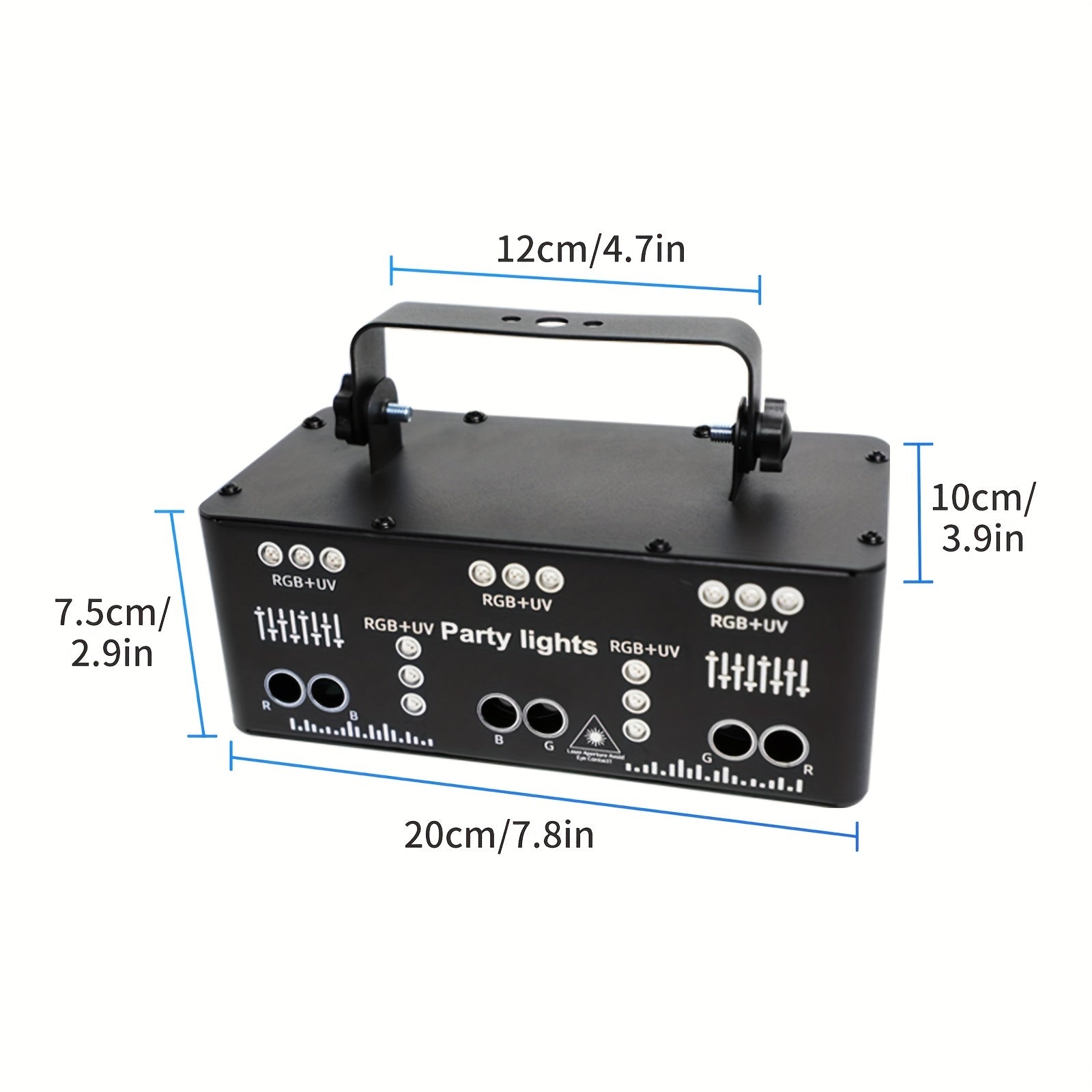 1pc 21 lens DJ disco party lights Commercial rave Lights LED stage lights with remote control RGB beam projector light sound activity flashing lights ceiling table lamp for Karaoke nightclub bar Halloween Christmas Black Frid