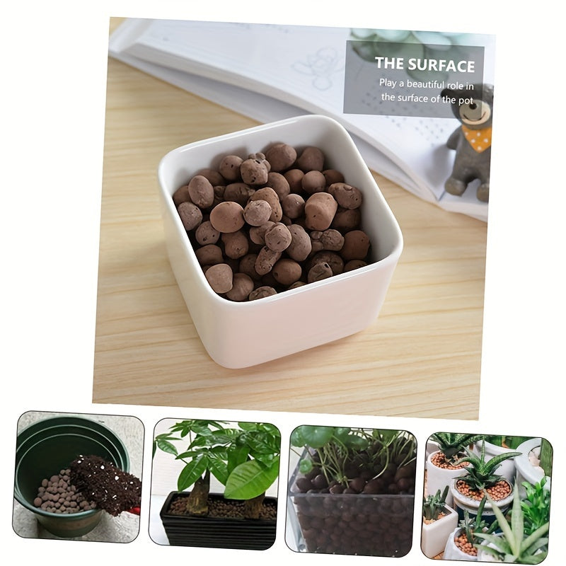 16 Lbs Premium Expanded Clay Aggregate - High Porosity, 5-10mm Hydroponic Grow Rocks for Soilless Cultivation, Orchids, Succulents, and Indoor Gardening