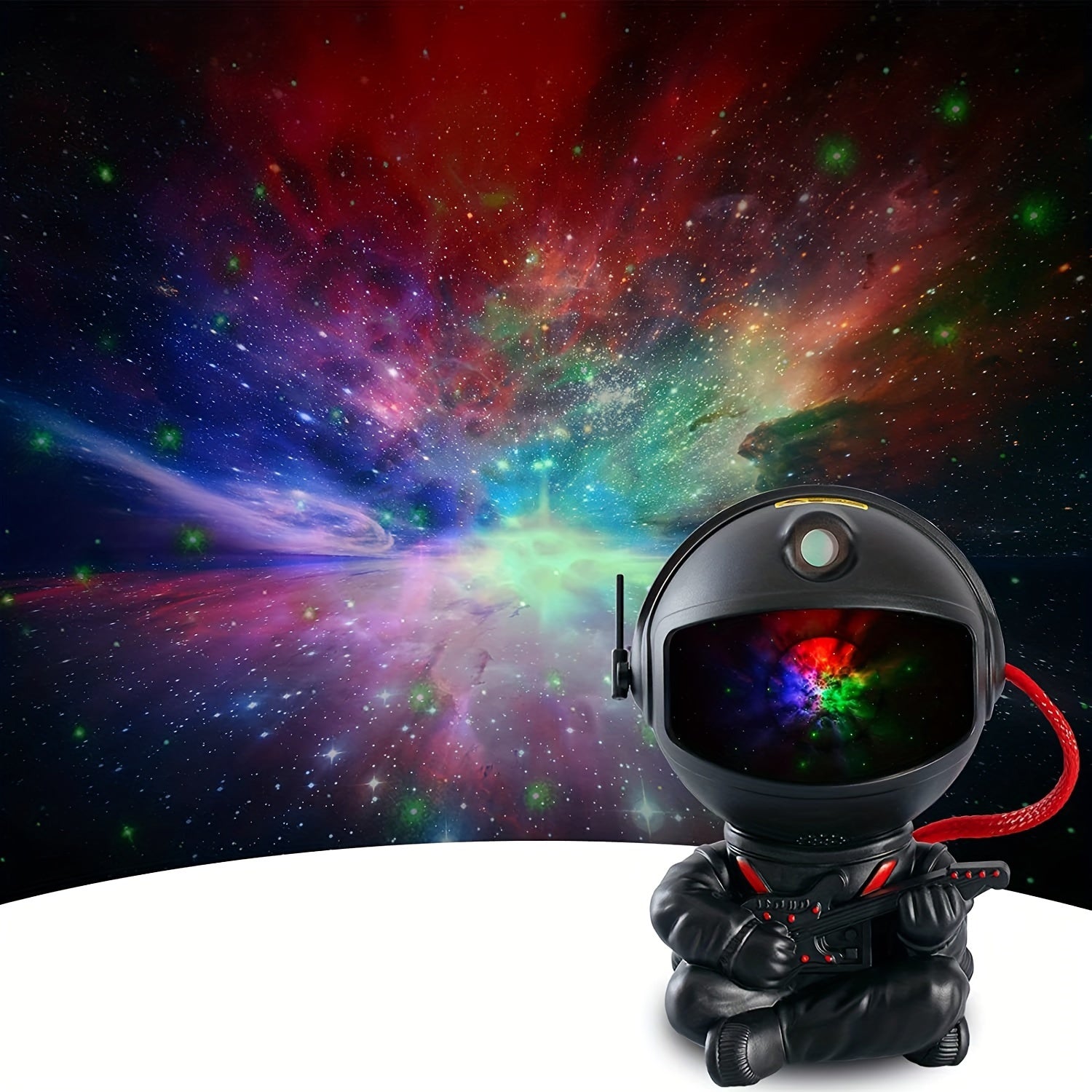 1pc Astronaut Star Projector Galaxy Night Light, Sky Decor Lamp For Bedroom Christmas, Small &  Bright Cute Astronaut LED Lights, Space Nebula Starry Cloud With Remote Control